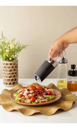 Moedor De Tempero Elétrico Wolff Pimenta Ou Sal Preto