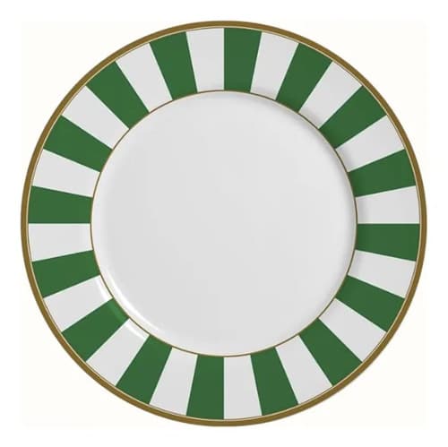 Jogo De Jantar Stripe 30 Pçs Com Xícara 6 Pessoas Verde Stripe