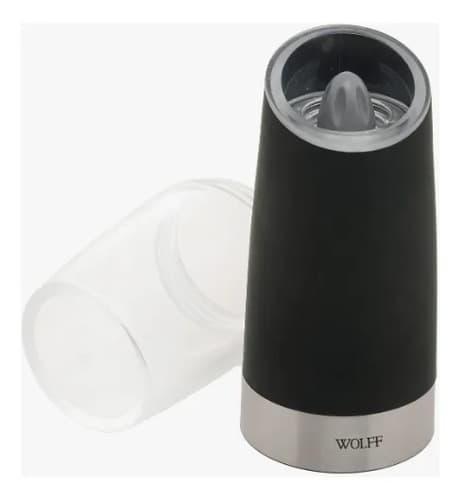 Moedor De Tempero Elétrico Wolff Pimenta Ou Sal Preto