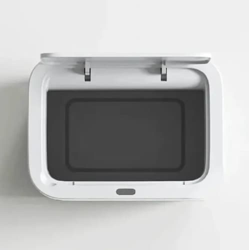 Lixeira Automática 16l Cozinha/lavanderia Branca Branca
